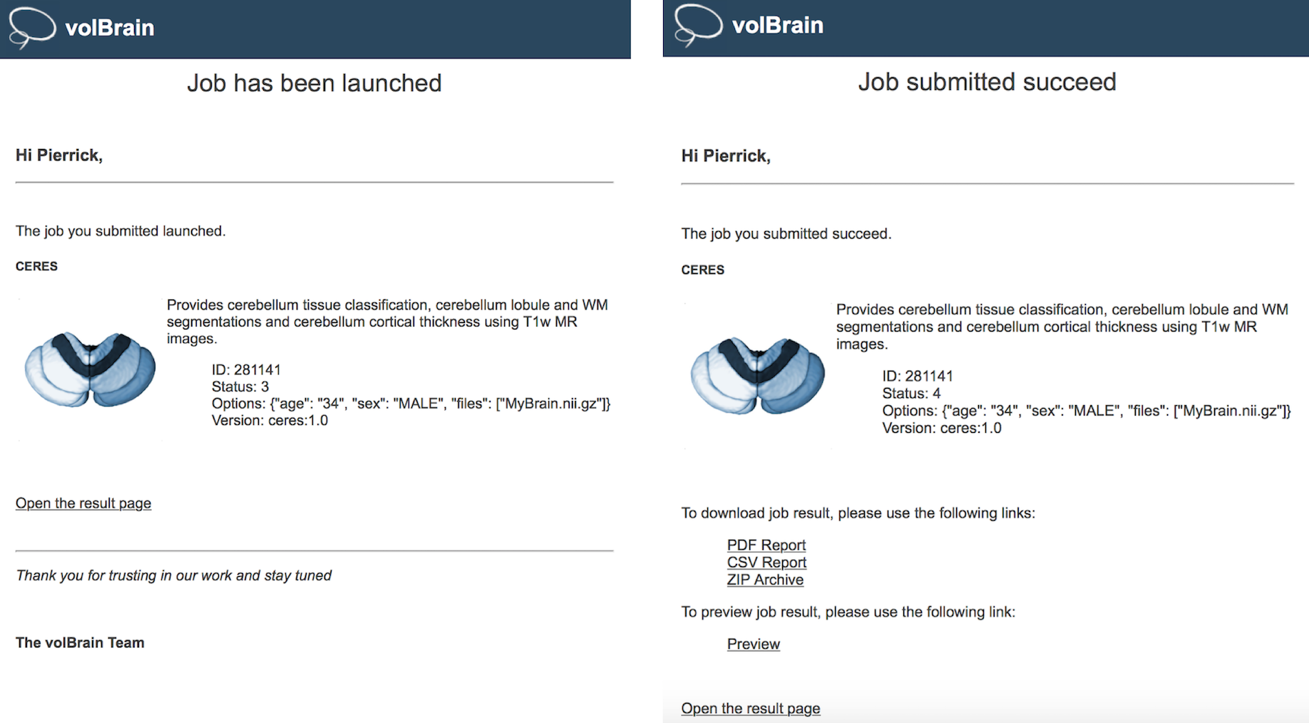 submit email